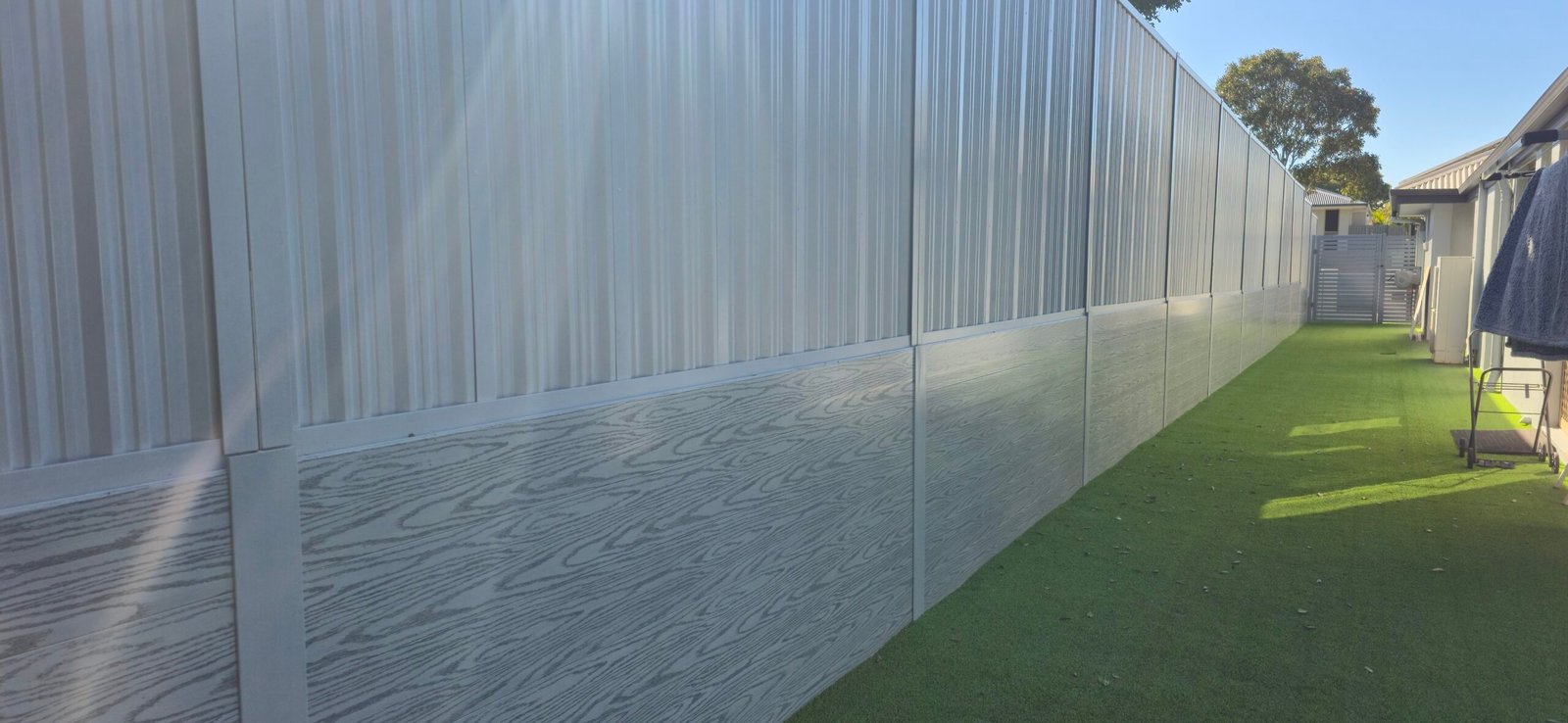 EZZYFIT composite sleeper retaining wall Brisbane