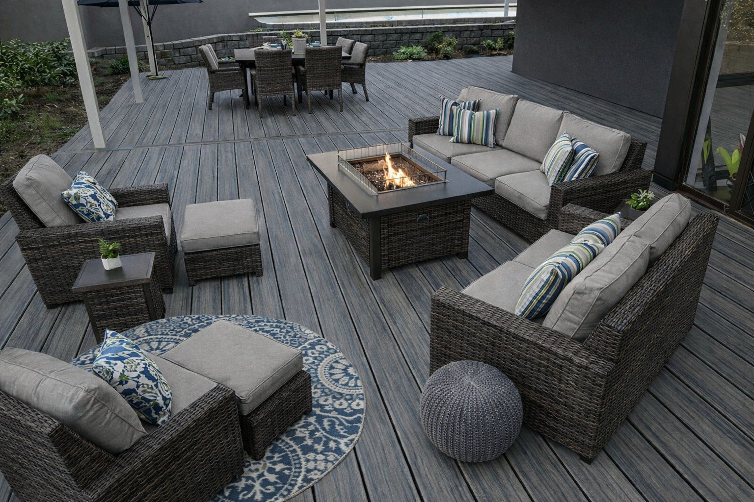 Composite plastic timber decking